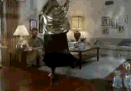 胖子跳钢管舞摔跤的搞笑动图爆笑gif搞笑图片