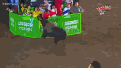 斗牛的搞笑GIF动图爆笑gif搞笑图片