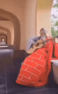 一首情为何物，唱出了为师的忧伤爆笑gif搞笑图片