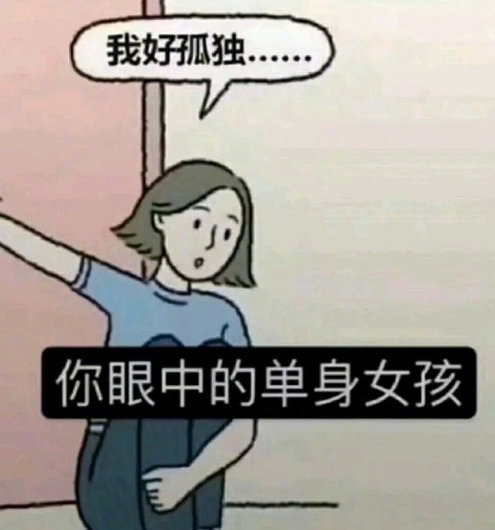 你想象中的单身女孩和实际中的单身女孩爆笑gif搞笑图片