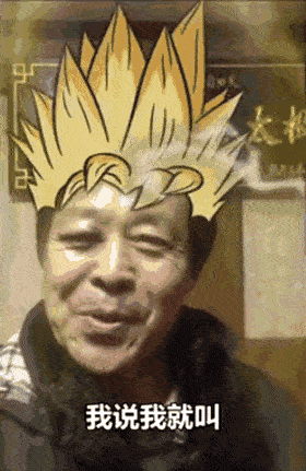 岁马保国变身为超级撒亚人请求出战DIY斗图gif搞笑图片