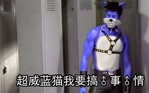 van：超威蓝猫我要搞♂事♂情DIY斗图gif搞笑图片