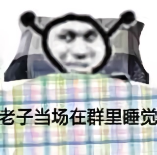 鬼火：老子当场在群里睡觉DIY斗图gif搞笑图片