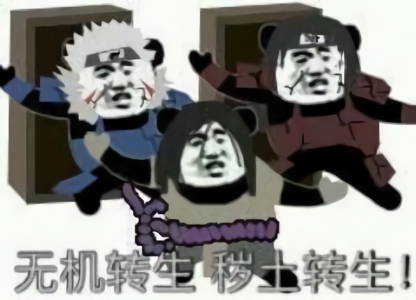 大蛇丸秽土转生初代目火影与二代目火影DIY斗图gif搞笑图片