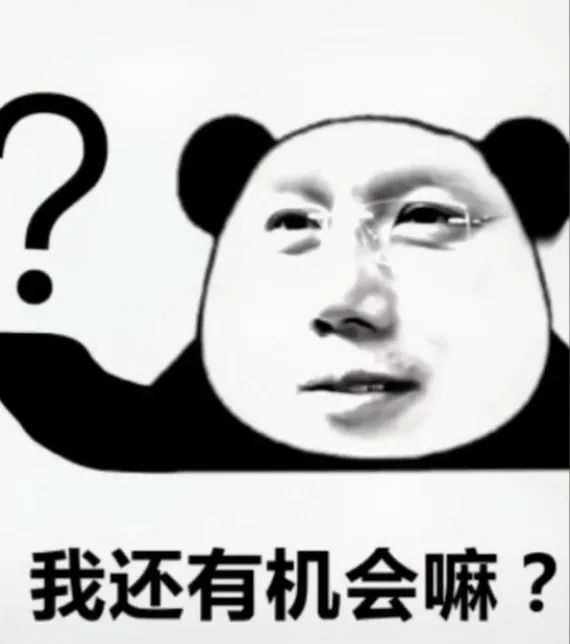 熊猫头张东升：我还有机会吗DIY斗图gif搞笑图片