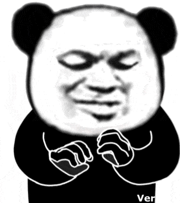 熊猫头结印忍术：轮回眼GIF动图DIY斗图gif搞笑图片