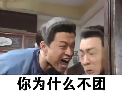 马景涛大声怒吼：为什么不团DIY斗图gif搞笑图片