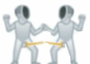 真正的击剑动图_用裆部击剑GIFDIY斗图gif搞笑图片