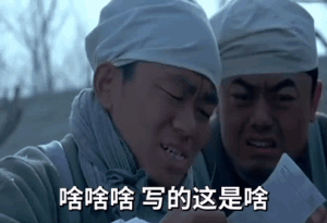 人在囧途_王宝强：啥啥啥_写的这是啥啊DIY斗图gif搞笑图片