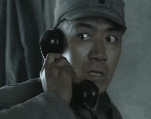 李云龙生气GIF动图：哪个狗日的打我小报告DIY斗图gif搞笑图片