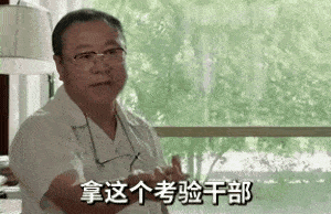 范伟：拿这个考验干部_哪个干部经不起这样的考验GIF动图DIY斗图gif搞笑图片