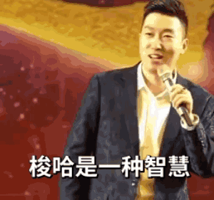 周文强经典名言：梭哈是一种智慧GIF动图出处DIY斗图gif搞笑图片