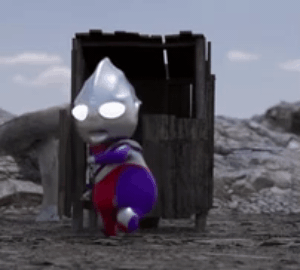 童年版迪迦朝着屏幕扔石头GIF动图_出自Milk缪客_高清无水印DIY斗图gif搞笑图片