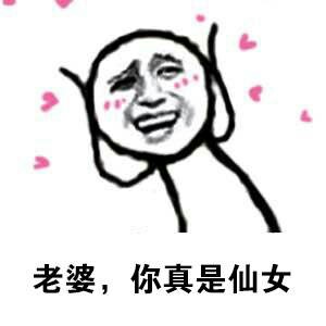 老婆你真是仙女DIY斗图gif搞笑图片