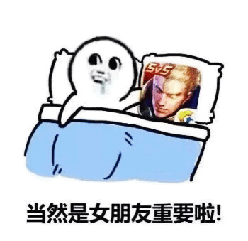 沉迷（中毒）王者荣耀当然是女朋友重要啦DIY斗图gif搞笑图片