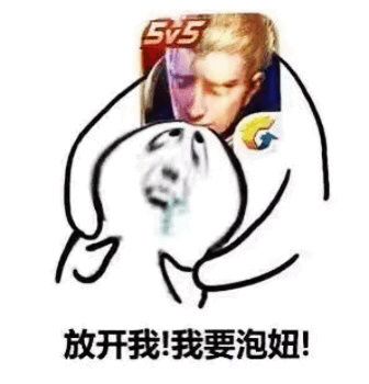 沉迷（中毒）王者荣耀放开我！我要泡妞！DIY斗图gif搞笑图片