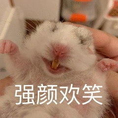 强颜欢笑发表情gif搞笑图片