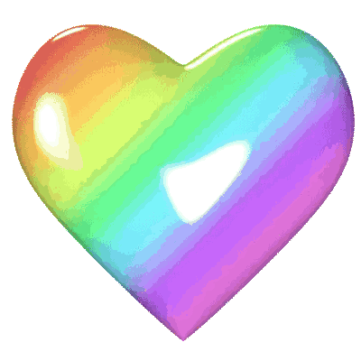 彩虹爱心 GIF发表情gif搞笑图片