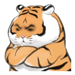 虎年小脑斧头像发表情gif搞笑图片