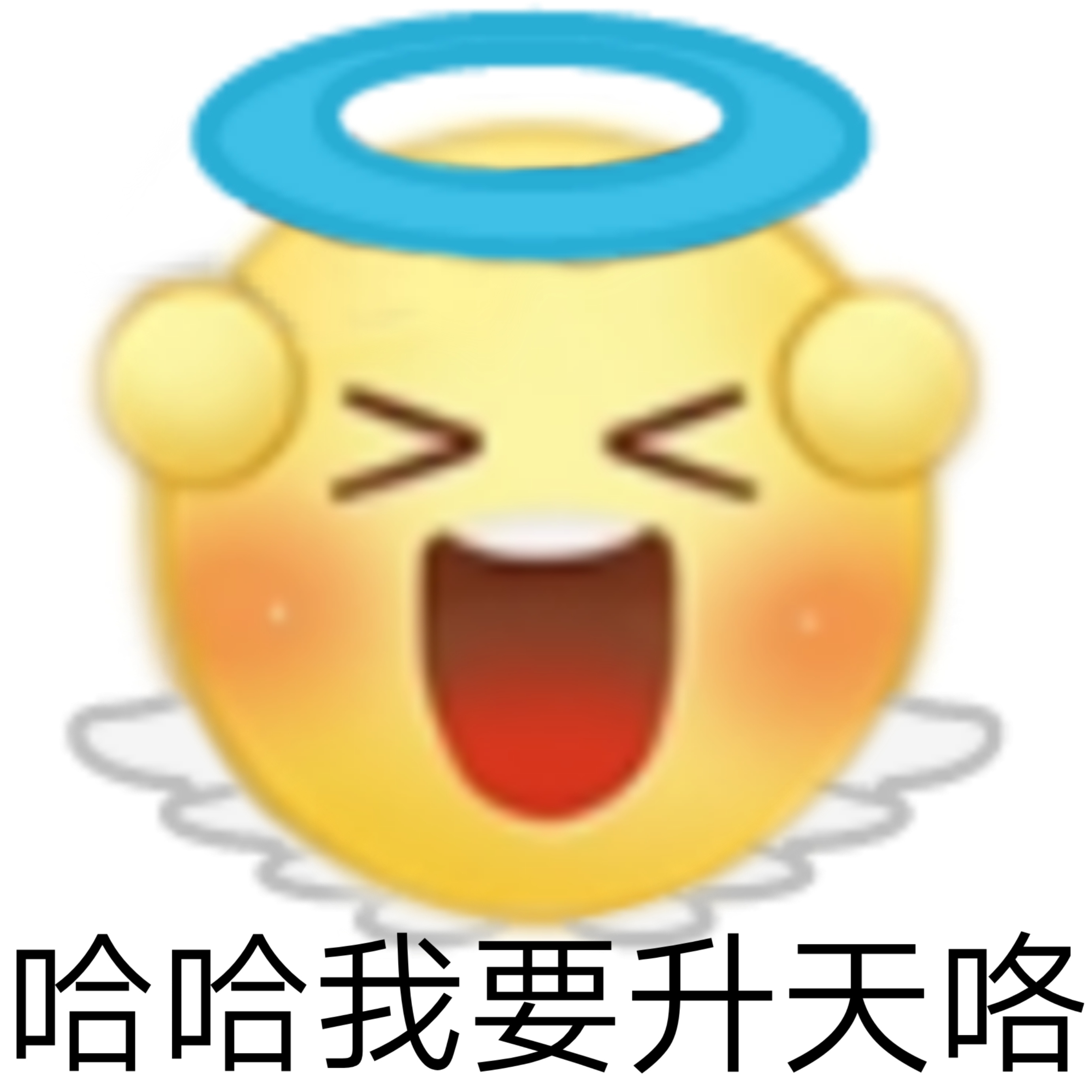 哈哈我要升天咯发表情gif搞笑图片