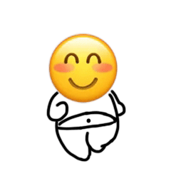 奔跑小黄脸表情包发表情gif搞笑图片