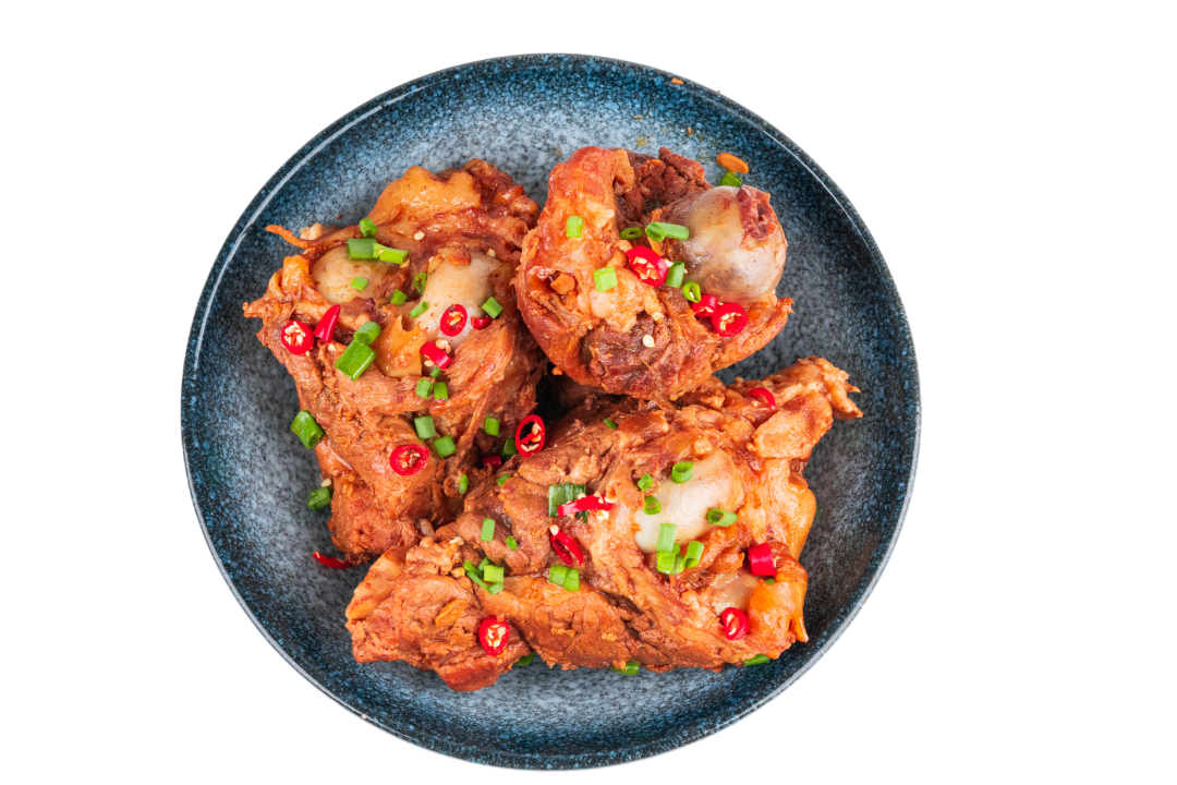 卤肘子食物小吃表情包发表情gif搞笑图片