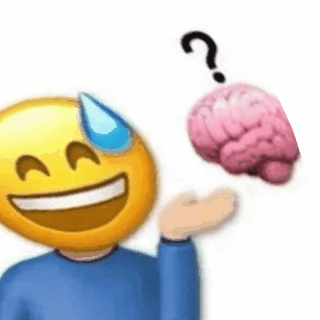 (你脑子呢？)发表情gif搞笑图片