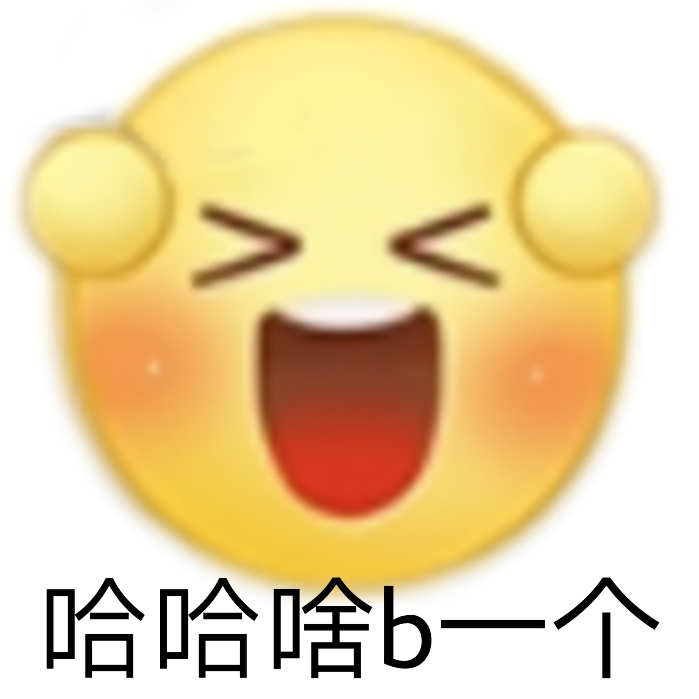 哈哈啥b一个发表情gif搞笑图片