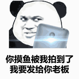 你摸鱼被我拍到了我要发给你老板发表情gif搞笑图片
