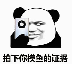 拍下你摸鱼的证据发表情gif搞笑图片