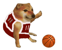 cheems柴犬动态表情包篮球发表情gif搞笑图片
