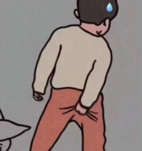 挠痒痒挠屁股GIF发表情gif搞笑图片