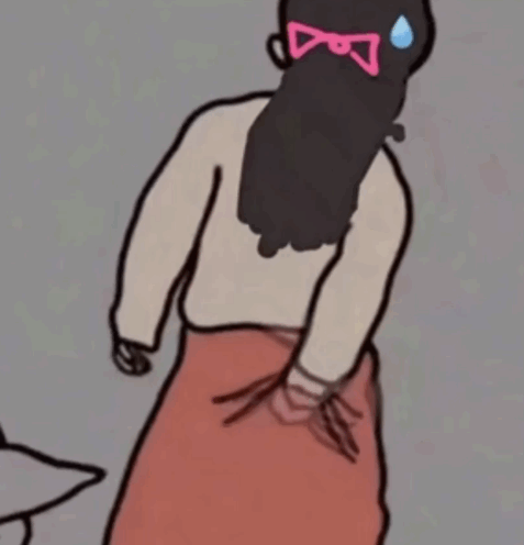 挠痒痒挠屁股GIF发表情gif搞笑图片