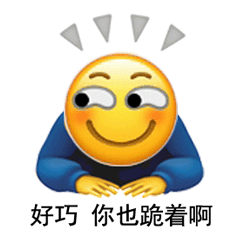 好巧你也跪着啊发表情gif搞笑图片