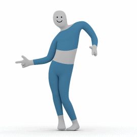 小蓝人跳舞表情包发表情gif搞笑图片