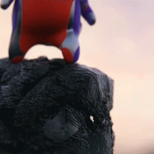 幼年迷你奥特曼动图发表情gif搞笑图片