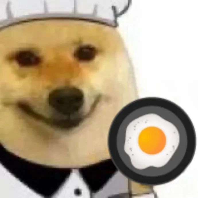小狗厨师表情包煎蛋发表情gif搞笑图片