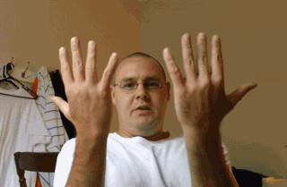 实用技巧·法克鱿三重分身版创意gif搞笑图片