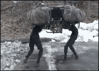 最新的仿生学机器人创意gif搞笑图片