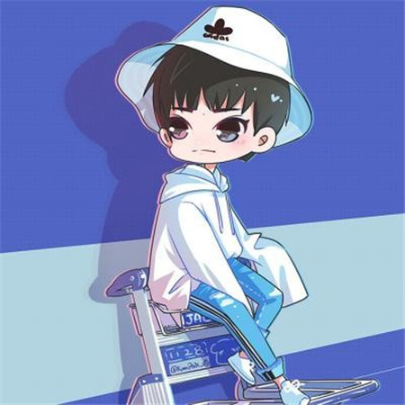 易烊千玺帅气可爱的q版卡通图片创意gif搞笑图片