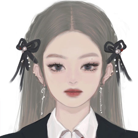 手绘创意好看的Jennie动漫图片创意gif搞笑图片