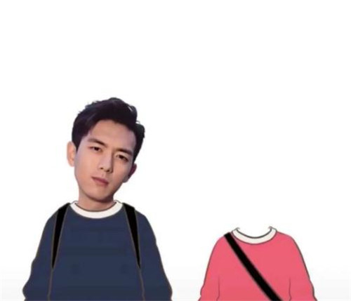 抖音最火李现情侣p图合照素材创意gif搞笑图片