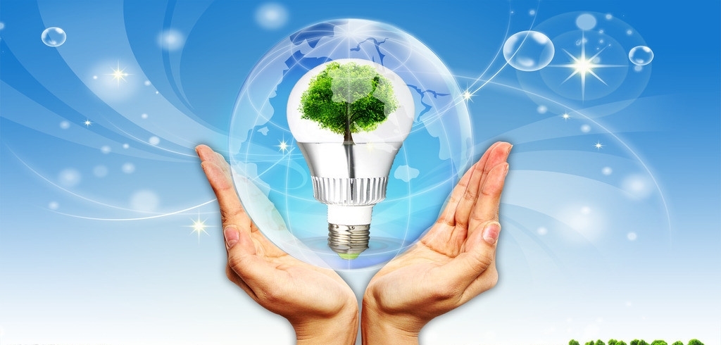 灯泡里的树创意gif搞笑图片