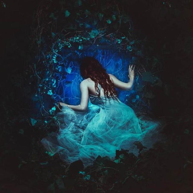 草丛里的宇宙创意gif搞笑图片