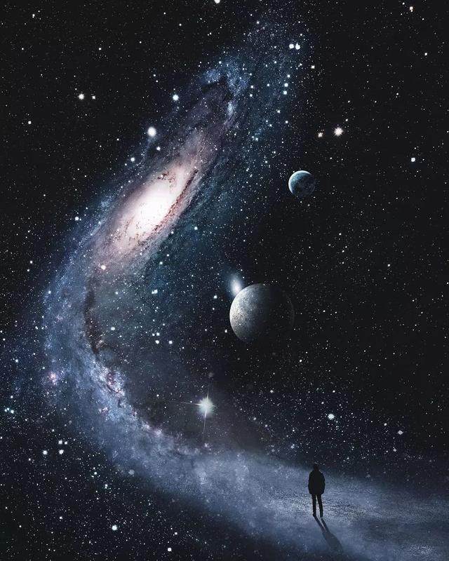 宇宙有着无限想象的空间创意gif搞笑图片