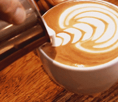 有爱咖啡创意gif搞笑图片