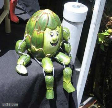 创意绿色水果创意gif搞笑图片