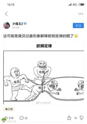 欧姆定律创意gif搞笑图片