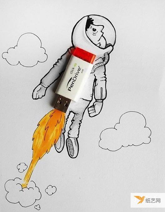 创意手工漫画创意gif搞笑图片