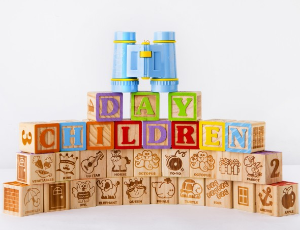 儿童节积木礼物创意摆设图创意gif搞笑图片